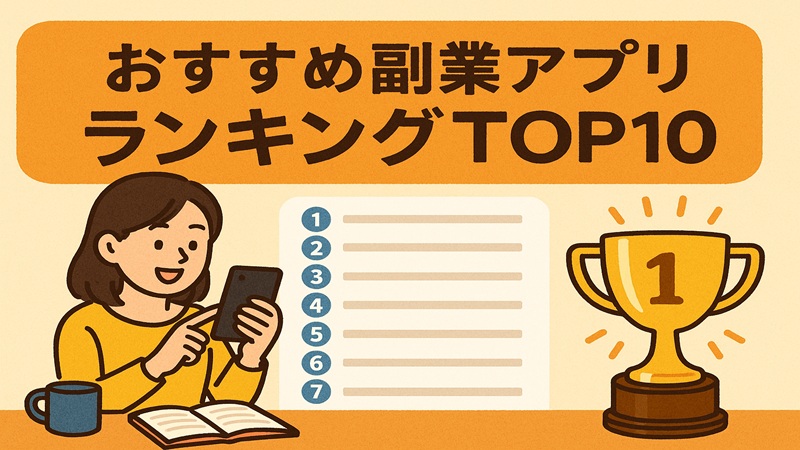 おすすめ副業アプリランキングTOP10