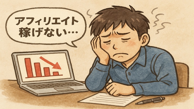 アフィリエイトが稼げないと言われる理由