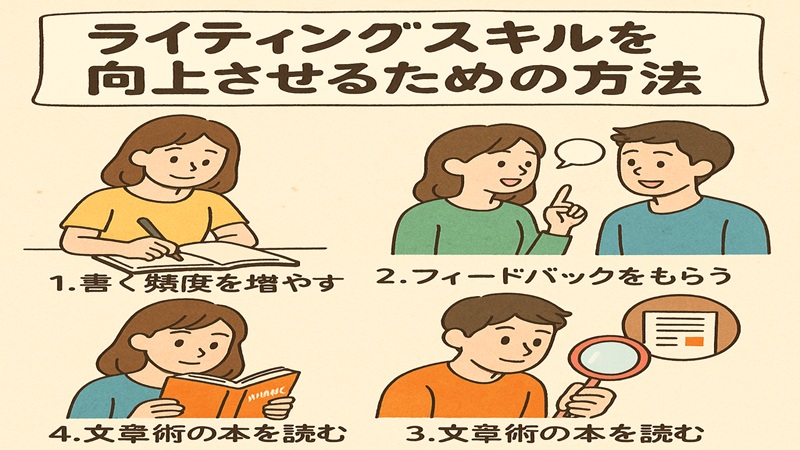 ライティングスキルを向上させるための方法