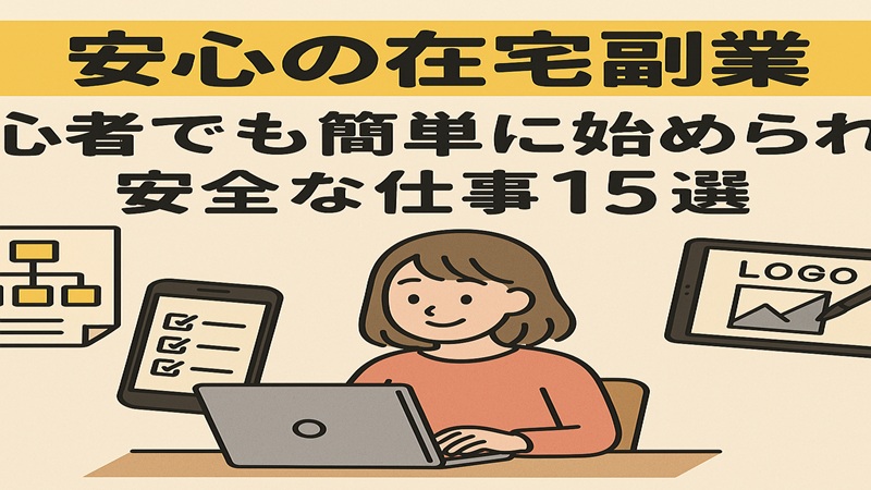【安心の在宅副業】初心者でも簡単に始められる安全な仕事15選