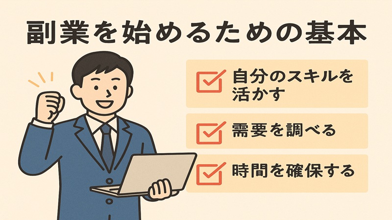 サラリーマンが副業を始めるための基本