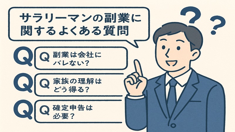 サラリーマンの副業に関するよくある質問