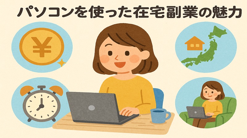 パソコンを使った在宅副業の魅力