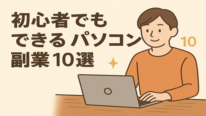 初心者でもできるパソコン副業10選