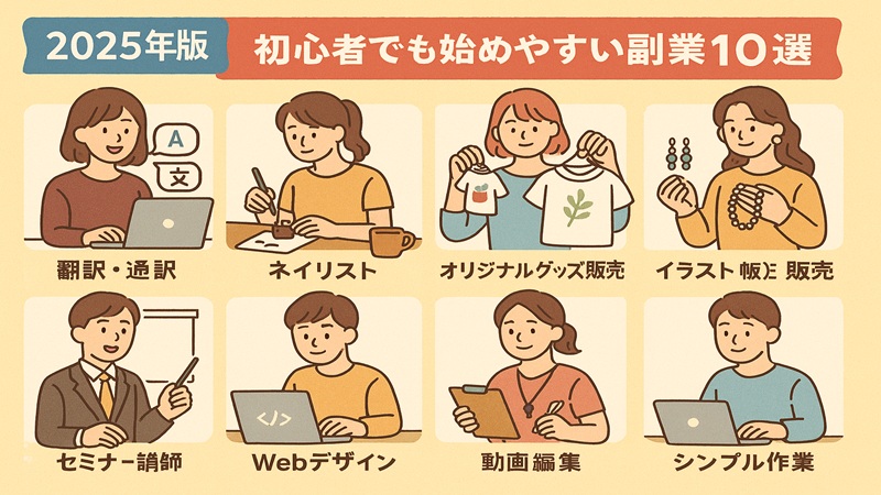 初心者でも始めやすい副業10選
