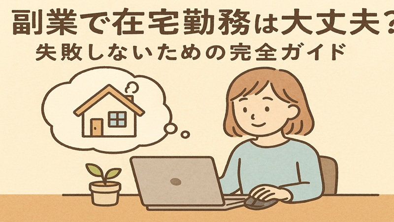 副業で在宅勤務は大丈夫？失敗しないための完全ガイド