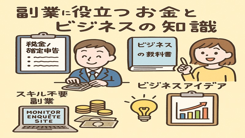 副業に役立つお金とビジネスの知識