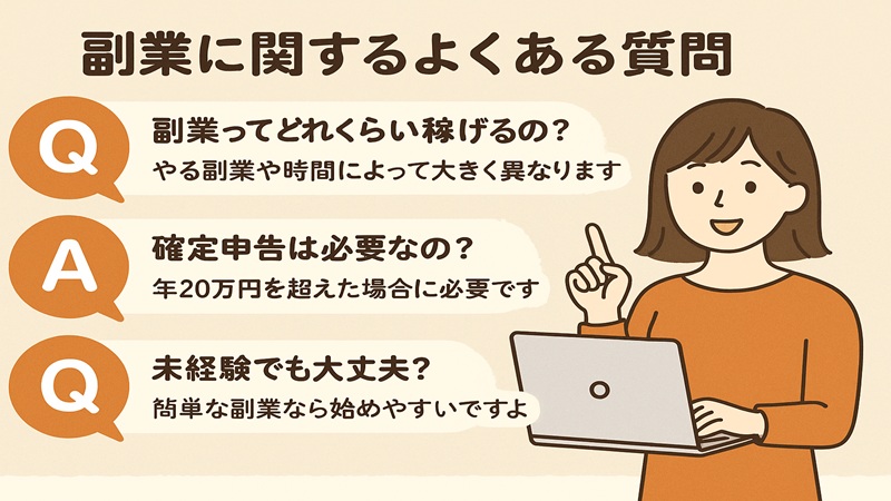 副業に関するよくある質問