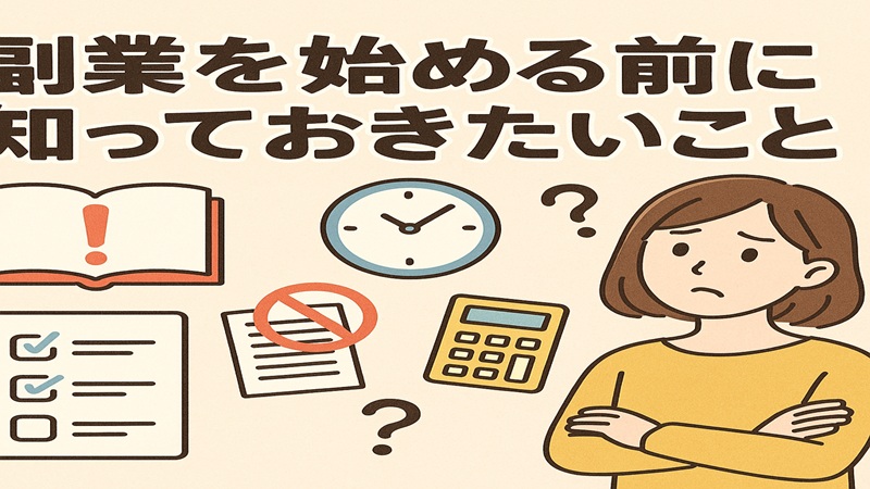 副業を始める前に知っておきたいこと