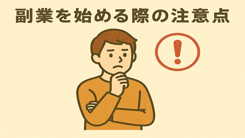 副業を始める際の注意点