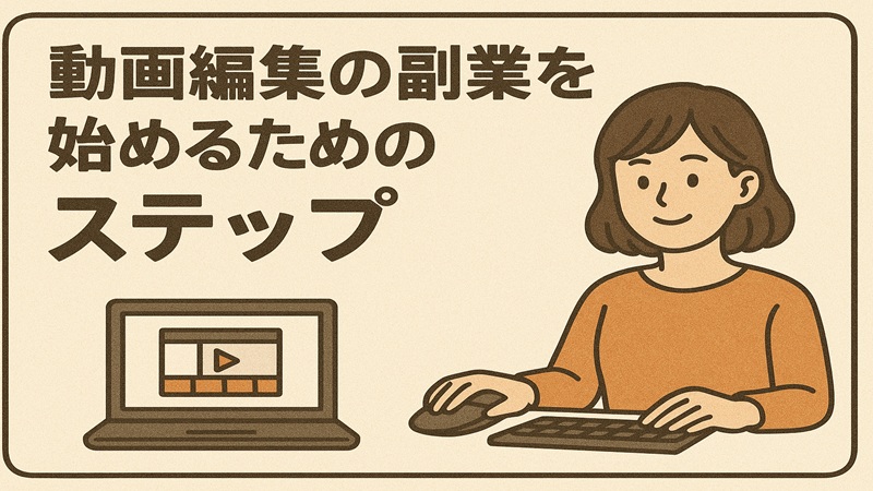 動画編集の副業を始めるステップ