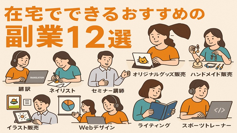 在宅でできるおすすめの副業12選
