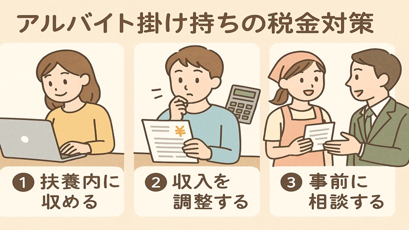 アルバイト掛け持ちの税金対策