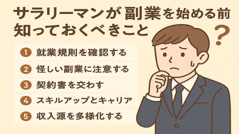 サラリーマンが副業を始める前に知っておくべきこと