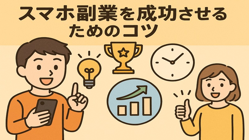 スマホ副業を成功させるためのコツ