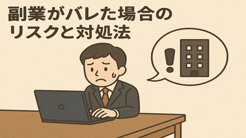副業がバレた場合のリスクと対処法