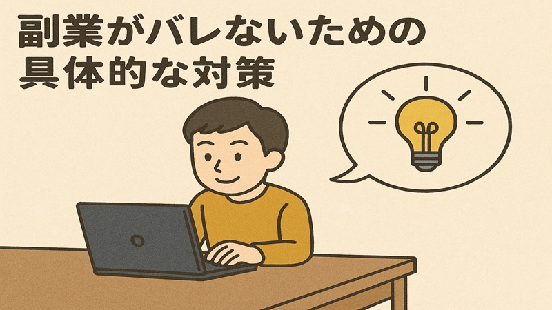 副業がバレないための具体的な対策
