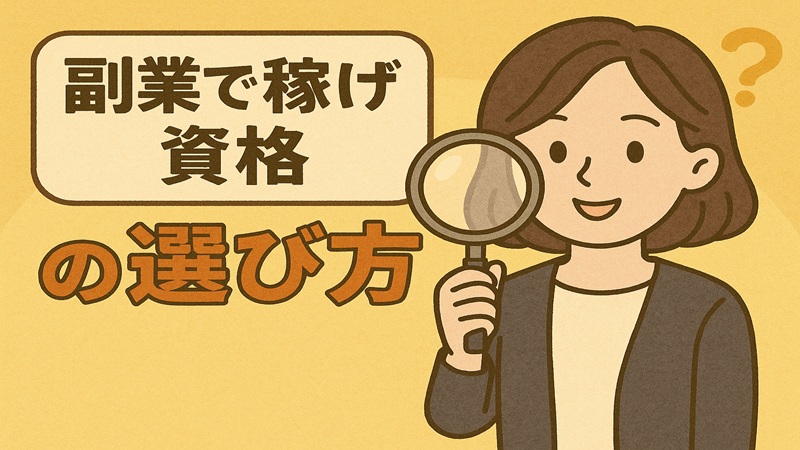 副業で稼げる資格の選び方