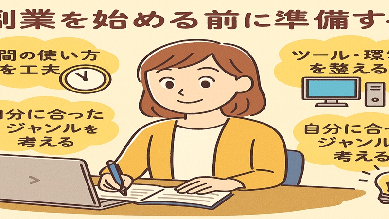 副業を始める前に準備すべきこと