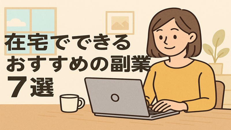 在宅でできるおすすめの副業7選