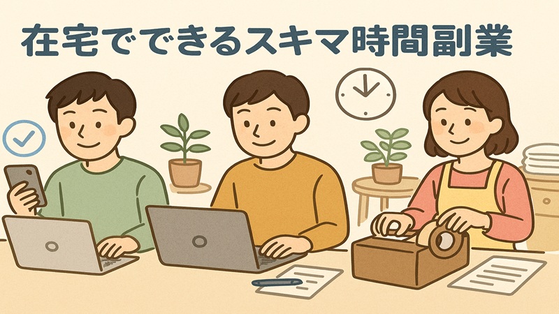 在宅でできるスキマ時間副業