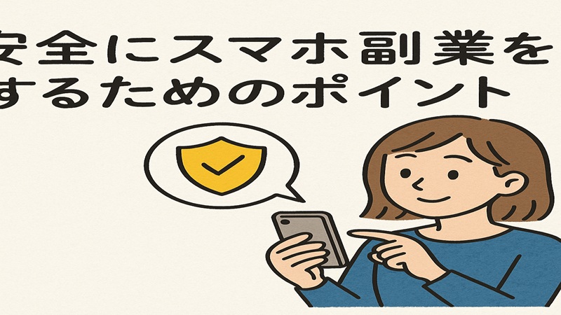 安全にスマホ副業をするためのポイント