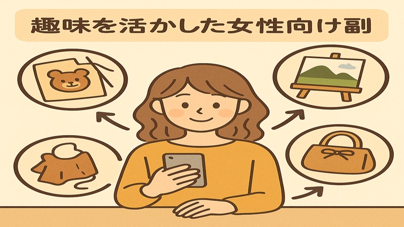 趣味を活かした女性向け副業