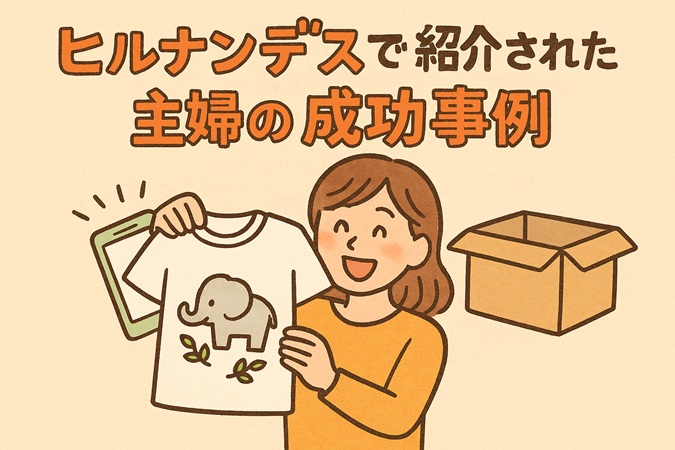 ヒルナンデスで紹介された主婦の成功事例