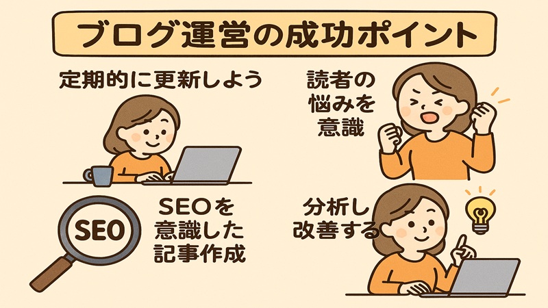 ブログ運営の成功ポイント