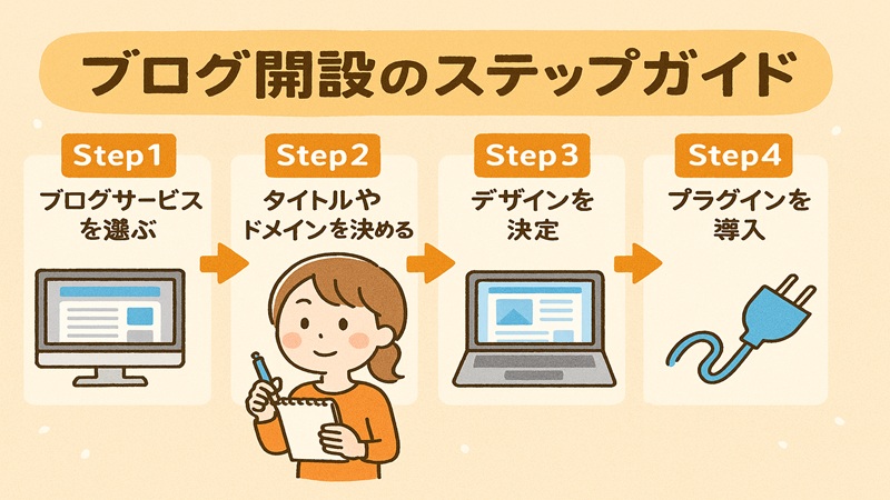 ブログ開設のステップガイド