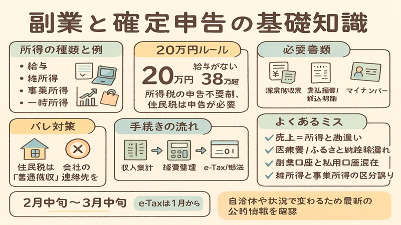 副業と確定申告の基礎知識