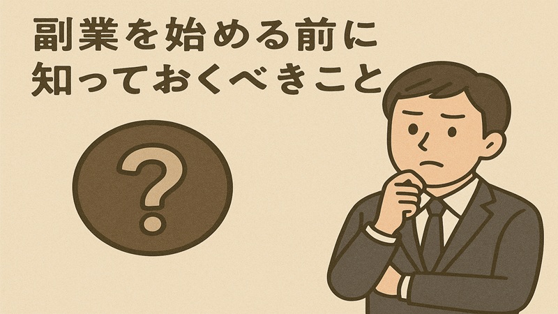 副業を始める前に知っておくべきこと