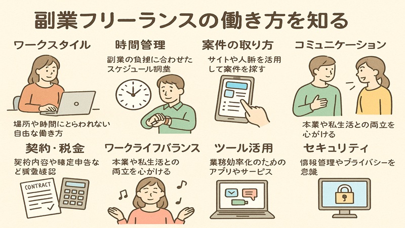 副業フリーランスの働き方を知る