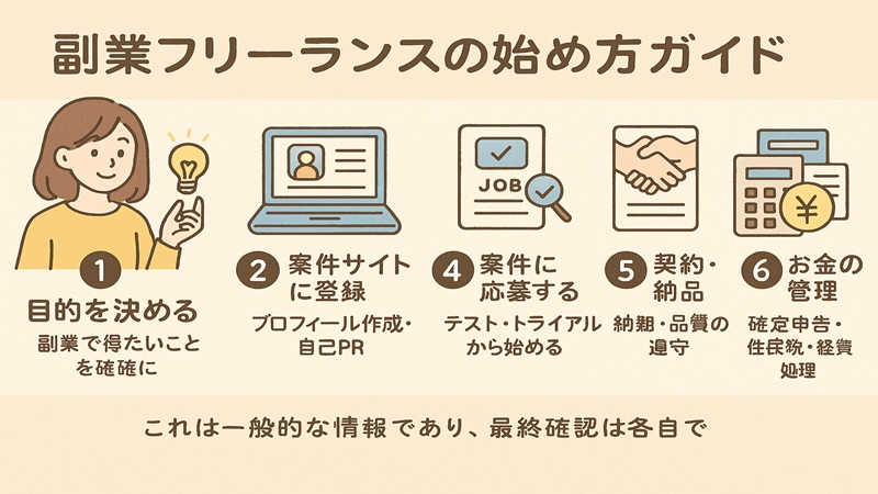 副業フリーランスの始め方ガイド