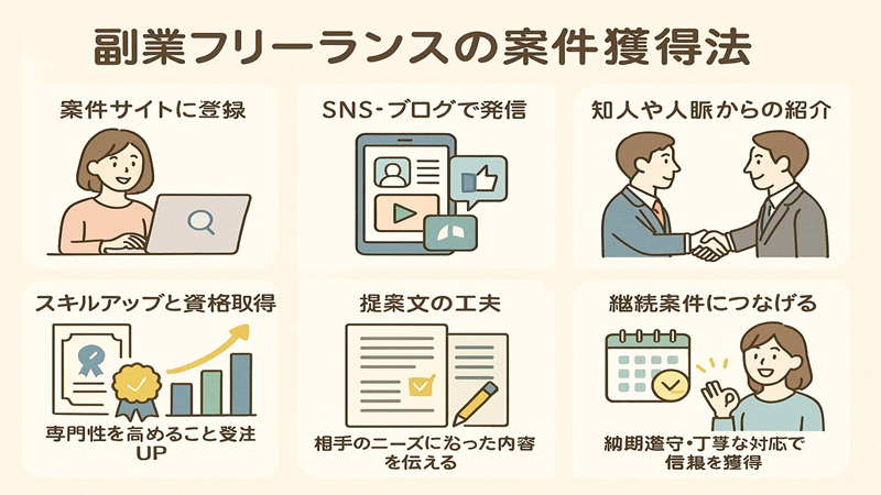 副業フリーランスの案件獲得法