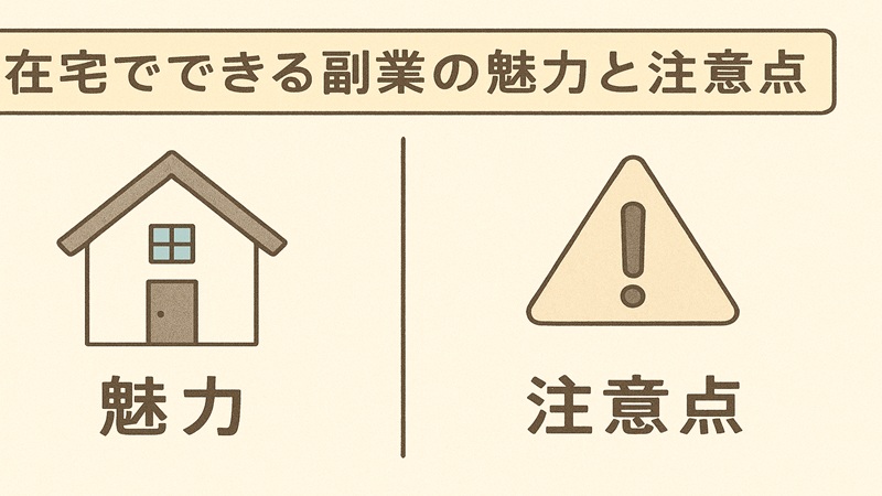 在宅でできる副業の魅力と注意点