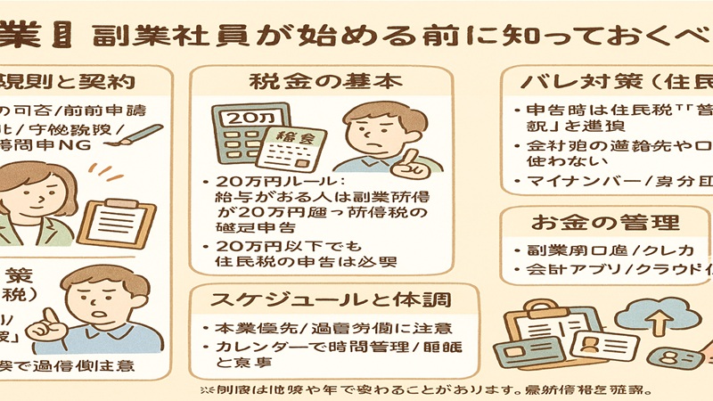 派遣社員が副業を始める前に知っておくべきこと