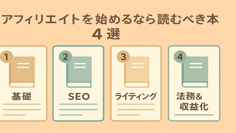 アフィリエイトを始めるなら読むべき本4選