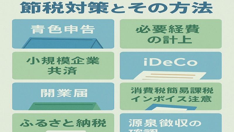 副業で得られる節税対策とその方法