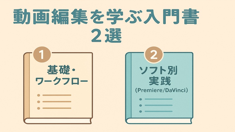 動画編集を学ぶための入門書2選