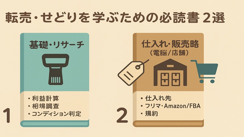 転売・せどりを学ぶための必読書2選