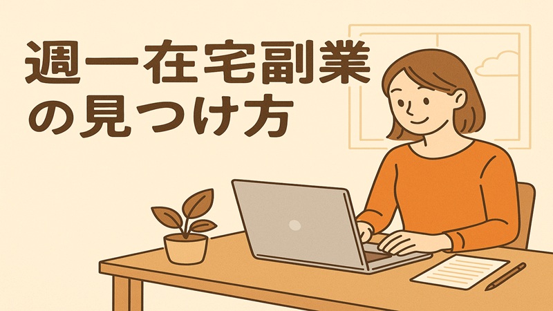 週一在宅副業の見つけ方