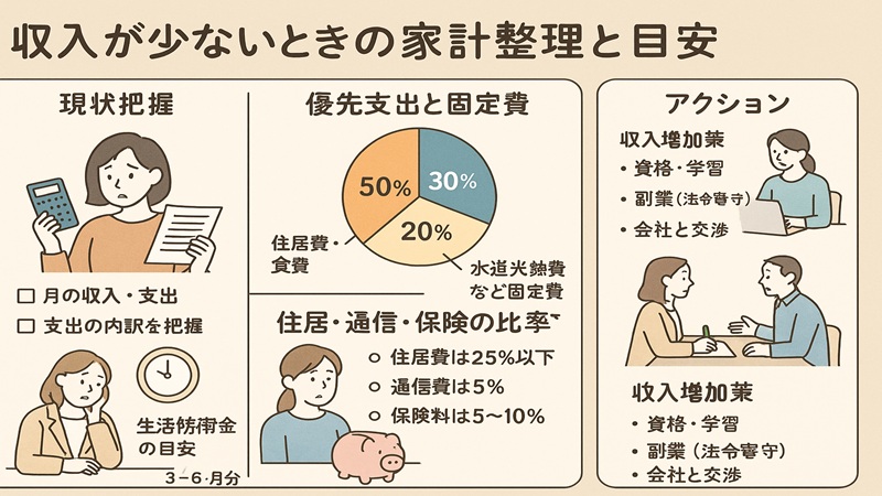 旦那の給料が少ない状況の整理と基準